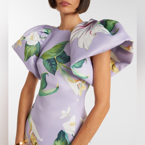 LEO LIN
Lucinda floral puff-sleeve maxi dress - Picture 5 of 9